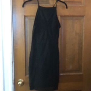 Misguided lace square neck bodycon dress